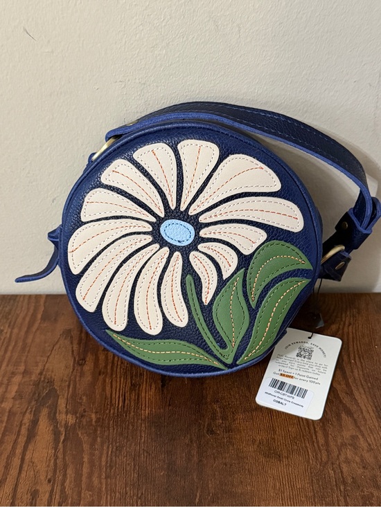 Handbags - Portland Leather Cobalt Wildflower Circle in Small